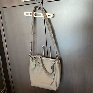 All Saints Kita Crossbody Storm Grey Handbag, NWT